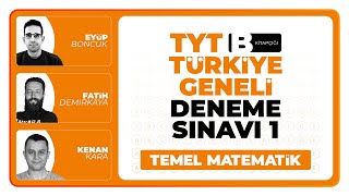 3D Türkiye Geneli Deneme Sınavı 1 - TYT - B Kitapçığı Temel Matematik Soru Çözümleri