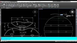 AutoCAD 2015 09 16 綜合練習十一