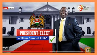 IEBC declares William Ruto Kenya's fifth president