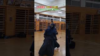 二刀小手返し面からの床叩きドヤ！！#shorts #youtubeshorts #剣道 #sports #kendo