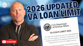 New VA Loan Limits Released - 2026