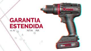 Furadeira de Impacto 20V KUC 31.1, com torque de 70NM, motor brushless.