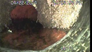 Follow up sewer video 10966 Wrightwood Ln