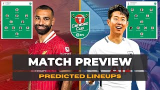 Liverpool vs Tottenham Hotspur MATCH PREVIEW And Prediction - EFL Carabao Cup