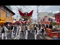 播州三木秋祭り　令和4年　下町屋台　町周り