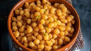 Mitha Boondi।ମିଠା ବୁନ୍ଦି।Only 3 ingredients। ମିଠା ଦୋକାନ ପରି ବୁନ୍ଦି।Halwai k tarah rasili Boondi