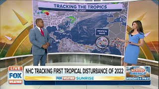 National Hurricane Center Monitoring First Tropical Disturbance Of 2022 Season