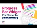 Progress Bar Widget for Elementor | ElementsKit | All In One Addons for Elementor Page Builder
