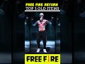 if you these free fire top 3 changes in game trending fffacts freefire viralshorts unknown