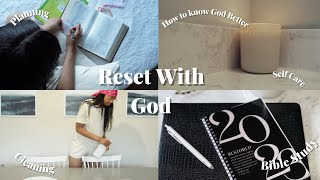 Morning/Afternoon Reset Christian Girl Routine |  Grow Closer To God  |  Christian Girl Habits