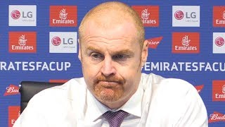 Manchester City 5-0 Burnley - Sean Dyche Full Post Match Press Conference - FA Cup