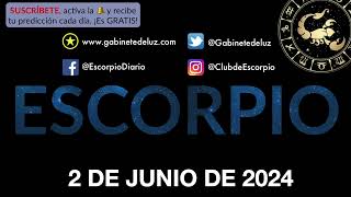 Horóscopo Diario - Escorpio - 2 de Junio de 2024.