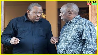 South Africa Elections - Uhuru Kenyatta holds URGENT Meeting with President Cyril Ramaphosa