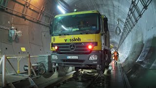 Mobiles Abbrennstumpfschweißen in Norwegens längstem Eisenbahntunnel