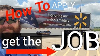 How to become a Walmart Truck driver Search Apply Succeed! Get the Job! The Private Fleet is hiring