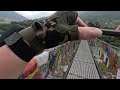 suspension bridge in Punakha, Bhutan. 17/10/2024