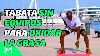 RUTINA #TABATA SIN EQUIPOS para OXIDAR LA GRASA