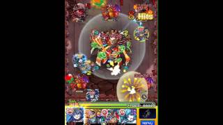 モンスト イザナミ SS使わずサクサククリア【怨炎！黄泉の主宰神・超絶】