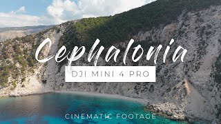 Cephalonia from above | 4K Cinematic DJI Mini 4 Pro | Greece Drone Aerials | Relaxation video