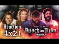 Attack on Titan DUB - 4x21 From You, 2000 Years Ago - Group Reaction