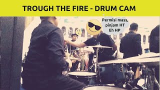 Through The Fire - Drum Cam | ADA YANG NONGOL!!! Chaka Khan Cover