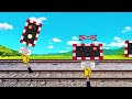 【踏切アニメ】魔法陣から召喚されたふみきりカンカン😂😂😂railway crossing from the magic circle