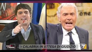 Massimo Giletti furioso contro Marco Polimeni: "Mi sono rotto le palle, pulitevi la bocca prima ...