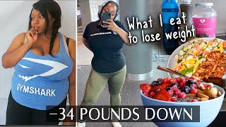What I eat to lose fat, but stay fueled for the gym |  34 pounds down and about ~60 more to go