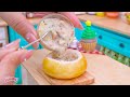 Real life Catching Eel and Make Eel Dimsum with Spicy Sauce in Miniature Kitchen 🍣 Mini Yummy
