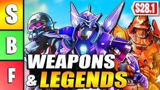 TIER LIST of BEST Legends & Weapons In Apex Legends Season 28.1!