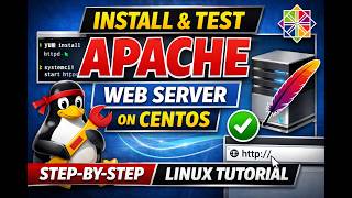 Install, Configure & Test apache web server | LINUX tutorial| Linux for beginners