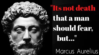 Marcus Aurelius' Stotic Quotes that will Improve your life | (stoicism)| #Marcusaureliusquotes