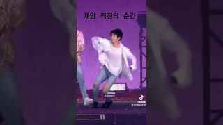 정국이 무대에서 쓰러지기 직전