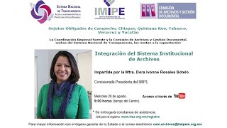 Integración del Sistema Institucional de Archivos