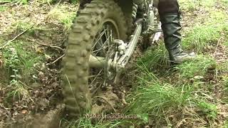 Bike woods stuck girly KTM EXC 125 ccm | Festgefahren Enduro MX mud