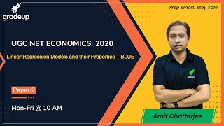 Linear Regression Models and their Properties – BLUE for UGC NET | Gradeup | Amit Chatterjee