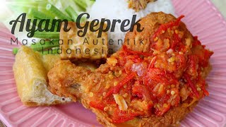 AYAM GEPREK MASAKAN AUTENTIK INDONESIA | RESEP AYAM GEPREK | INDONESIAN AUTHENTIC FOOD|