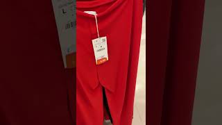 Red Trouser Reduced from £23 to £10 in Zara - July 2023