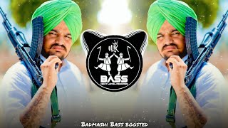 Badmashi (Bass Boosted) | Sidhu Moosewala ft. Sharan Kaur | latest Punjabi Songs 2022