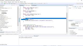 Java Constructor Part2