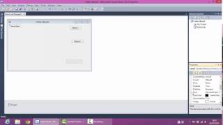 Microsoft Visual Basic 2010 - Hello World Tutorial #1