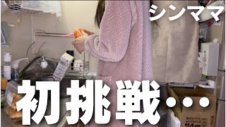 【シンママ】初挑戦/目標/節約晩ごはん