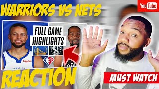 STEPH VS KD WHO MVP? 🔥🔥🔥 | Warriors vs Nets *REACTION*