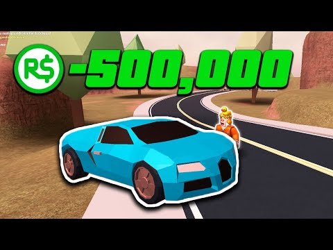 How Much Money To Buy A Bugatti - buying a bugatti veyron with only robux roblox jailbreak