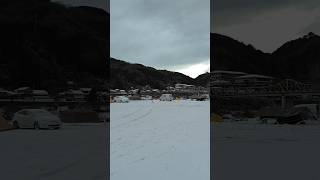 笠置キャンプ場 最強寒波 −3℃  全て凍った 2月7〜8日