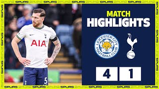 Spurs beaten by Leicester | HIGHLIGHTS | Leicester City 4-1 Tottenham Hotspur