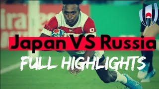Japan vs Russia Rugby World Cup 2019 Highlights.