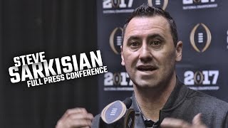 Steve Sarkisian first full press conference as Alabama offensive coordinator