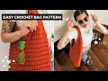 How to Crochet a Bag, Step by Step [ON THE GO BAG - BEGINNER CROCHET TUTORIAL]