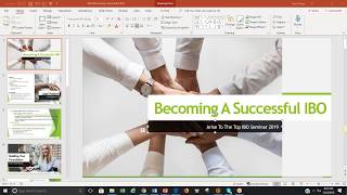 Becoming A Successful Arise IBO Training 2019